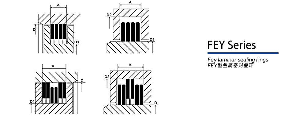 FEY型金屬密封疊環(huán)圖紙